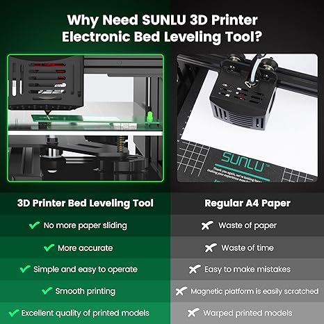 Herramienta de nivelación de cama de impresora 3D GLA10