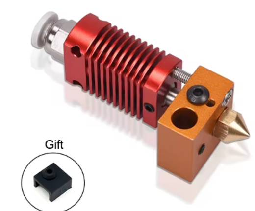 Kit de boquilla Hotend, bloque de calor de aluminio para Ender-3 CR10 CR10S Pro con funda
