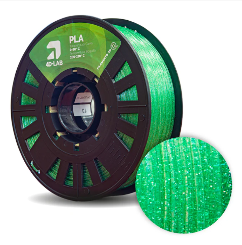 Filamento Pla 4DLAB Glitter