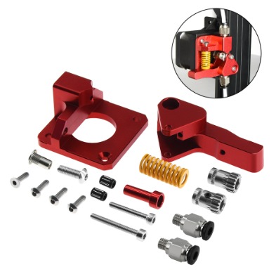 Extrusor de doble Engranaje, aluminio Mejorada izquierdo