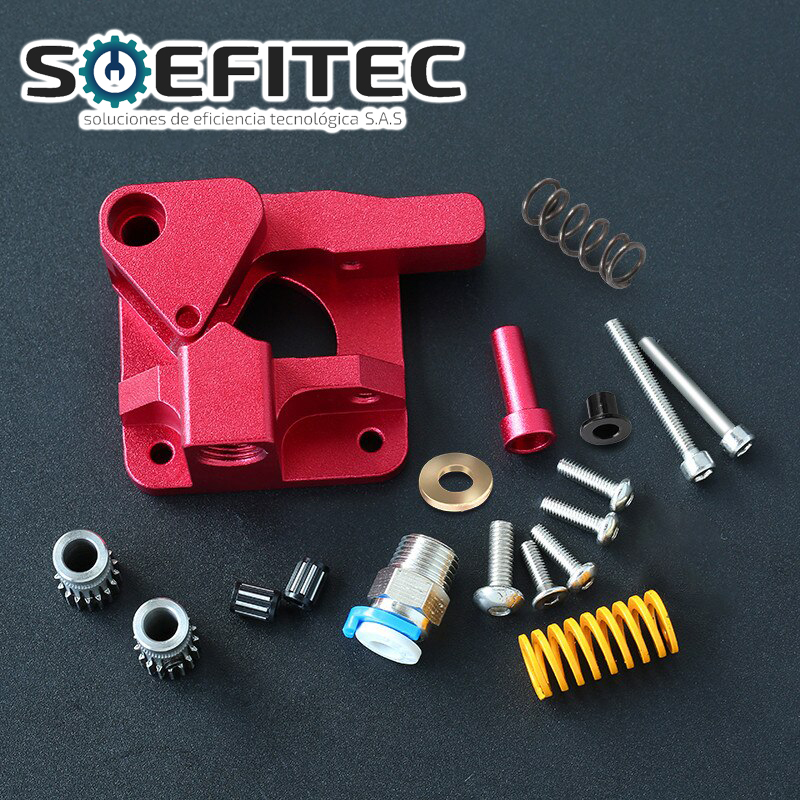 Extrusor de doble Engranaje, aluminio Mejorada izquierdo