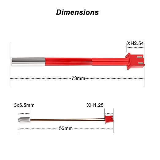 RESISTENCIA Compatible con Creality para Ender 3 S1 Pro y CR-10