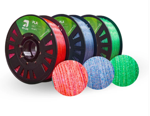 Filamento Pla 4DLAB Glitter