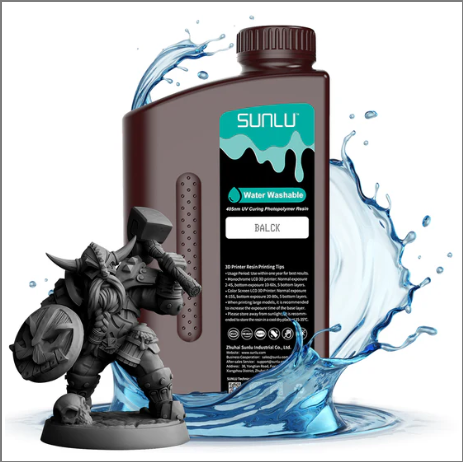 SUNLU RESINA 3D ABS Resina rápida 405nm LCD 1,1 lbs