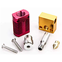 Kit de boquilla Hotend, bloque de calor de aluminio para Ender-3 CR10 CR10S Pro con funda